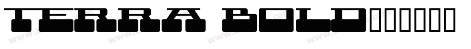Terra Bold字体转换